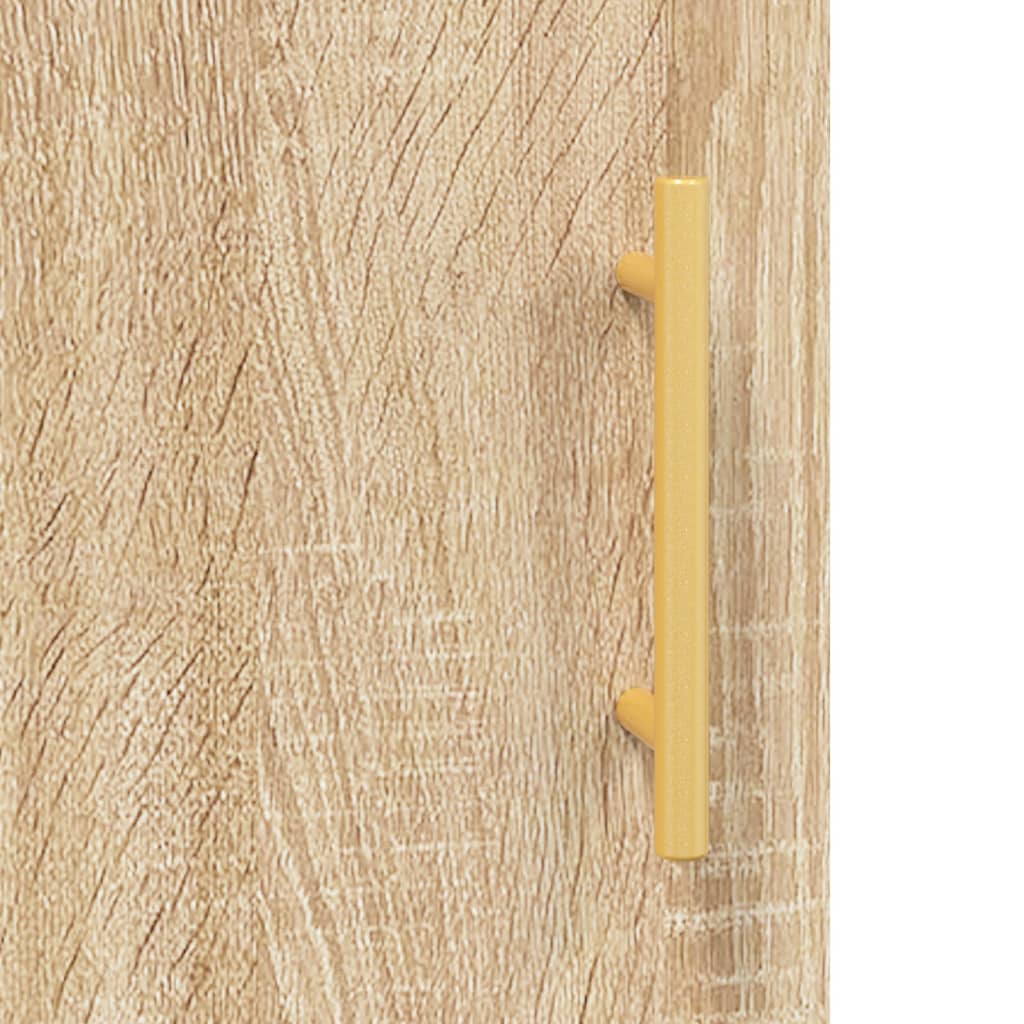 Noptiere, 2 buc., stejar sonoma, 40x40x50 cm, lemn compozit - Lando