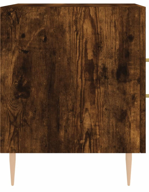 Загрузите изображение в средство просмотра галереи, Noptieră, stejar fumuriu, 40x40x50 cm, lemn compozit - Lando
