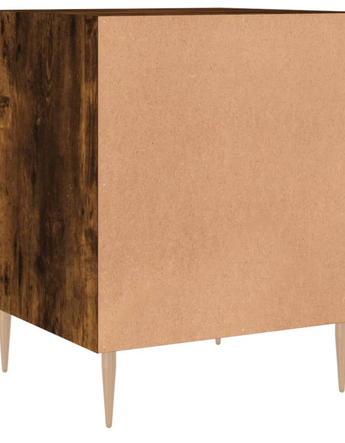 Încărcați imaginea în vizualizatorul Galerie, Noptiere, 2 buc., stejar fumuriu, 40x40x50 cm, lemn compozit - Lando
