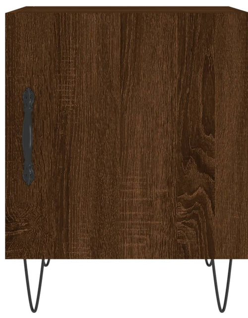 Загрузите изображение в средство просмотра галереи, Noptieră, stejar maro, 40x40x50 cm, lemn compozit - Lando
