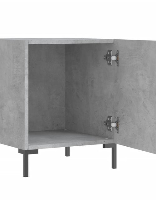 Загрузите изображение в средство просмотра галереи, Noptiere, 2 buc., gri beton, 40x40x50 cm, lemn compozit - Lando
