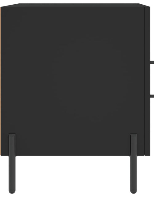 Încărcați imaginea în vizualizatorul Galerie, Noptieră, negru, 40x40x50 cm, lemn compozit - Lando

