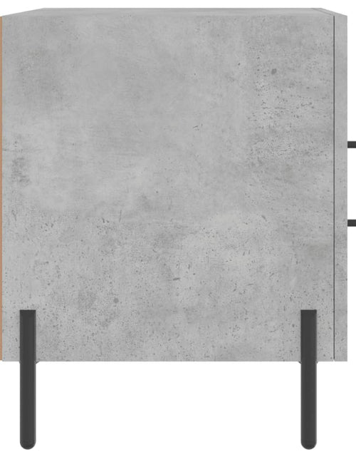 Загрузите изображение в средство просмотра галереи, Noptieră, gri beton, 40x40x50 cm, lemn compozit - Lando
