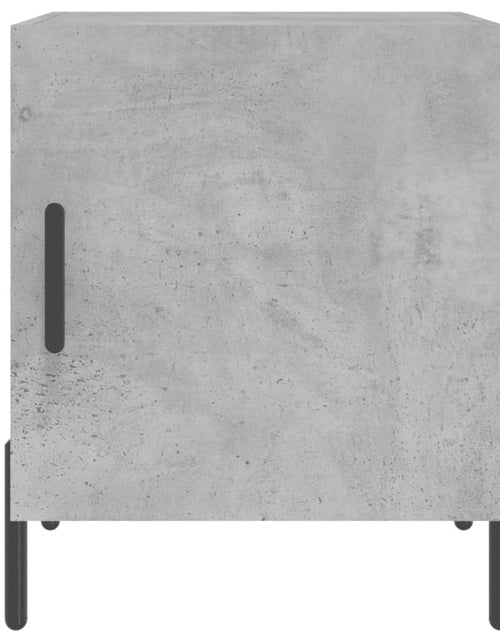 Încărcați imaginea în vizualizatorul Galerie, Noptiere, 2 buc., gri beton, 40x40x50 cm, lemn compozit - Lando
