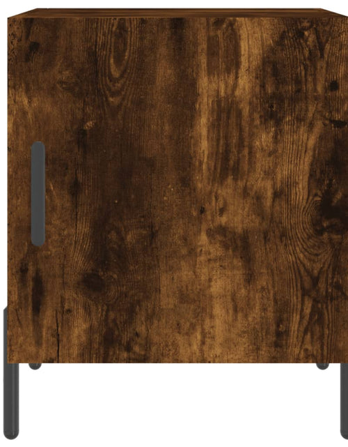 Încărcați imaginea în vizualizatorul Galerie, Noptieră, stejar fumuriu, 40x40x50 cm, lemn compozit - Lando
