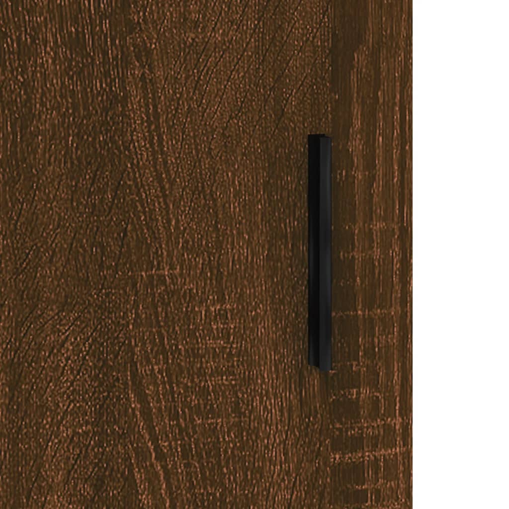 Noptieră, stejar maro, 40x40x50 cm, lemn compozit - Lando