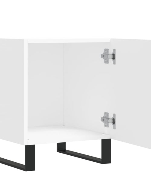 Загрузите изображение в средство просмотра галереи, Noptieră, alb, 40x40x50 cm, lemn compozit - Lando
