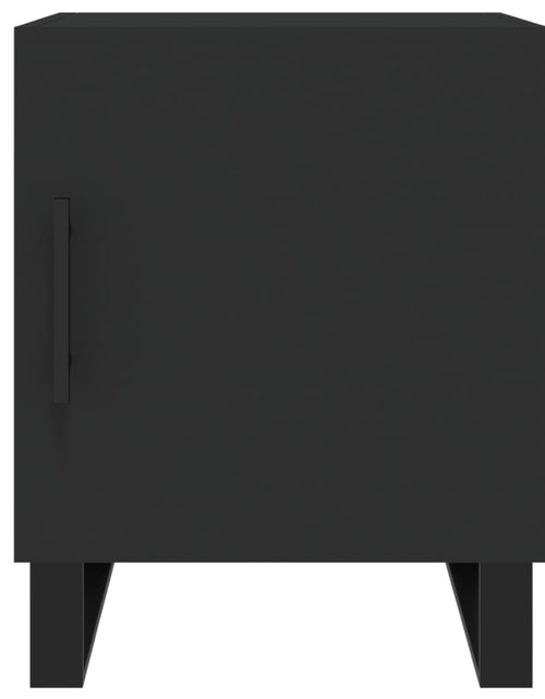 Загрузите изображение в средство просмотра галереи, Noptieră, negru, 40x40x50 cm, lemn compozit - Lando
