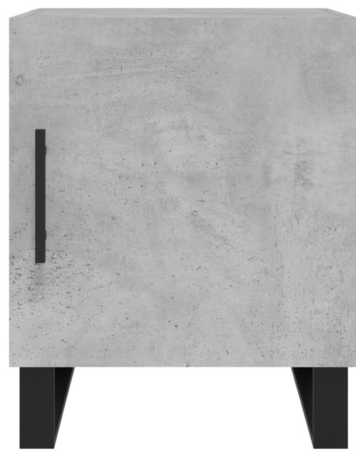 Încărcați imaginea în vizualizatorul Galerie, Noptieră, gri beton, 40x40x50 cm, lemn compozit - Lando
