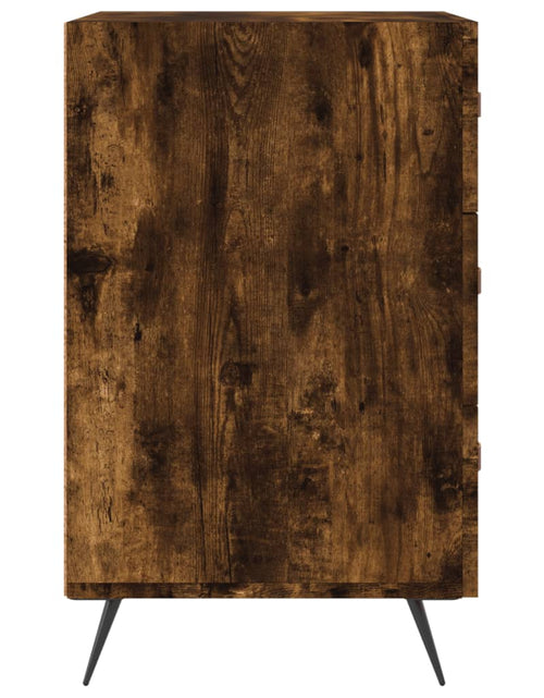 Загрузите изображение в средство просмотра галереи, Noptieră, stejar fumuriu, 40x40x66 cm, lemn compozit - Lando
