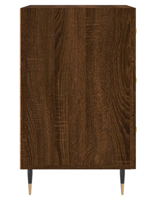 Загрузите изображение в средство просмотра галереи, Noptieră, stejar maro, 40x40x66 cm, lemn compozit - Lando
