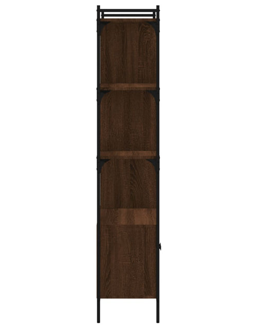 Загрузите изображение в средство просмотра галереи, Bibliotecă cu uși stejar maro 76,5x30x154,5 cm lemn compozit Lando - Lando
