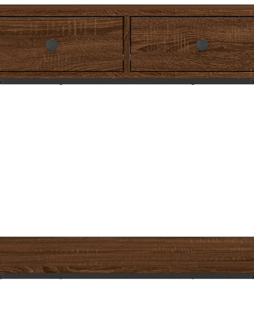 Загрузите изображение в средство просмотра галереи, Masă consolă, stejar maro, 75x34,5x75 cm, lemn prelucrat Lando - Lando
