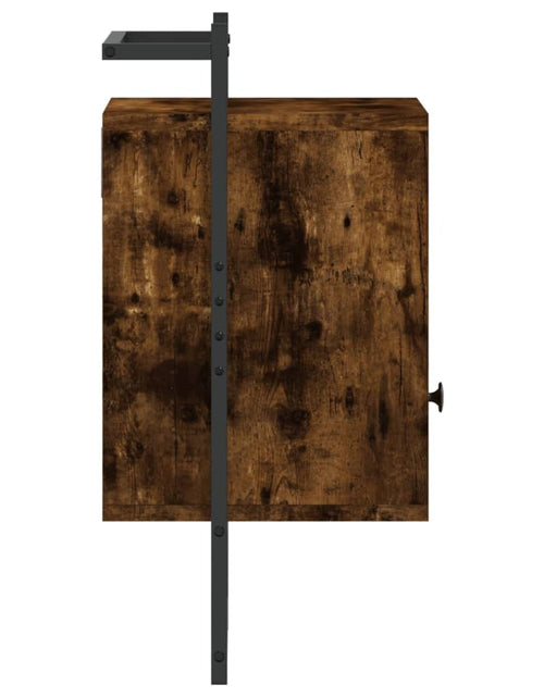 Загрузите изображение в средство просмотра галереи, Noptieră de perete, stejar sonoma, 40x30x61 cm, lemn prelucrat - Lando
