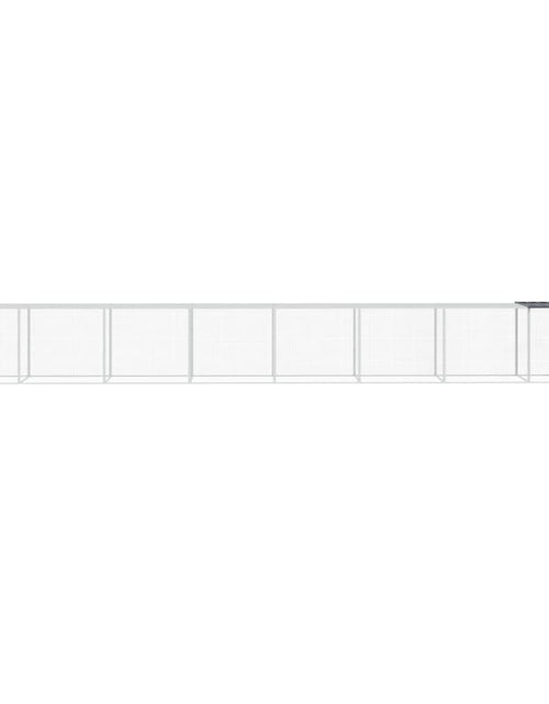 Încărcați imaginea în vizualizatorul Galerie, Coteț pui cu acoperiș, antracit, 803x98x90 cm, oțel galvanizat - Lando

