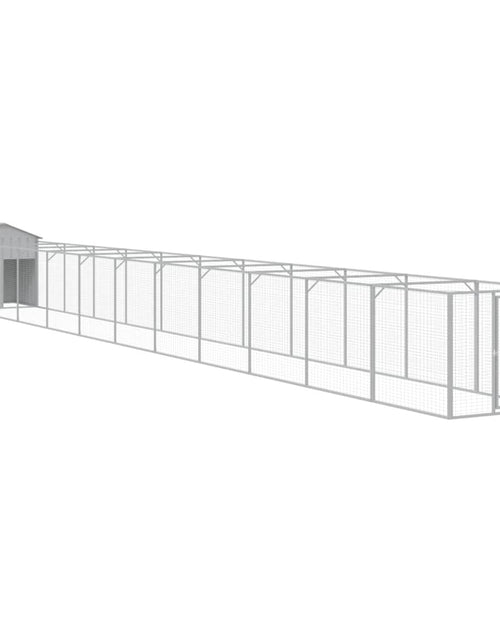 Încărcați imaginea în vizualizatorul Galerie, Casă câine &amp; acoperiș gri deschis 117x1221x123 cm - Lando

