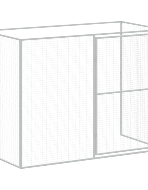 Încărcați imaginea în vizualizatorul Galerie, Cușcă de câine cu țarc antracit 214x253x181 cm oțel galvanizat - Lando
