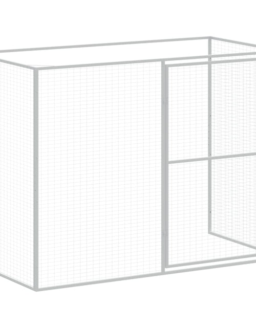 Încărcați imaginea în vizualizatorul Galerie, Cușcă câine &amp; țarc gri deschis 214x1273x181 cm oțel galvanizat - Lando
