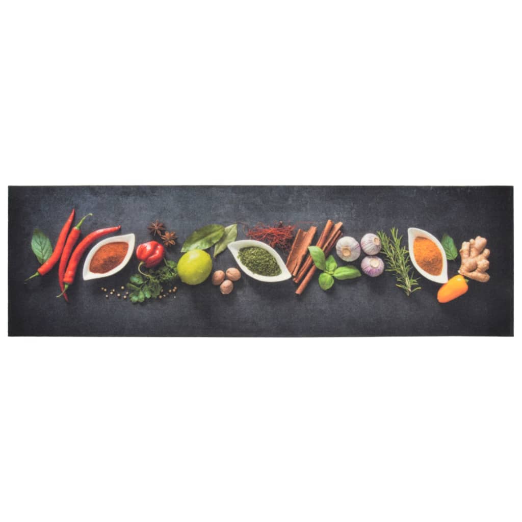 Covor de bucătărie lavabil Spices, 45x150 cm, catifea - Lando