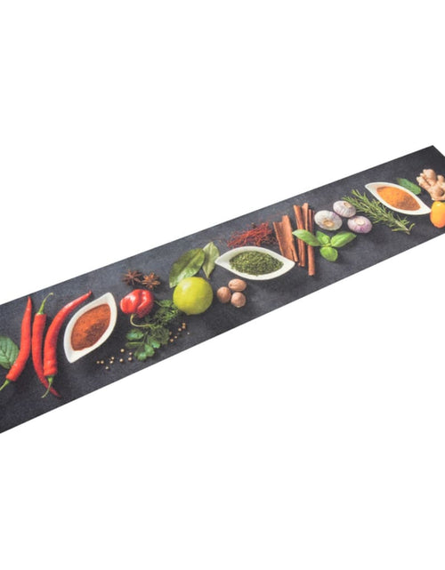Încărcați imaginea în vizualizatorul Galerie, Covor de bucătărie lavabil Spices, 60x300 cm, catifea - Lando
