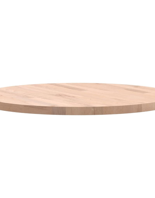 Încărcați imaginea în vizualizatorul Galerie, Blat de masă rotund, Ø60x2,5 cm, lemn masiv de fag - Lando
