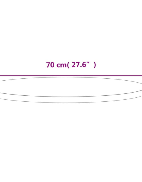 Загрузите изображение в средство просмотра галереи, Blat de masă rotund, Ø70x2,5 cm, lemn masiv de fag - Lando
