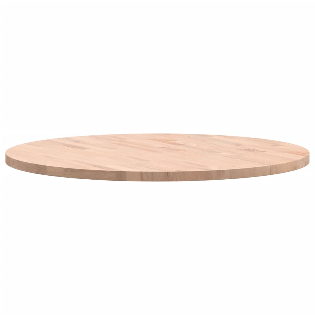 Blat de masă rotund, Ø80x2,5 cm, lemn masiv de fag - Lando