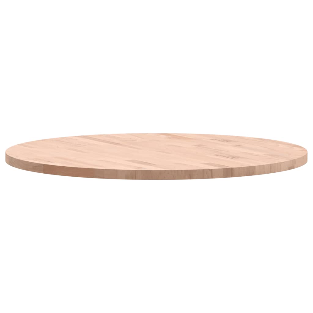 Blat de masă rotund, Ø80x2,5 cm, lemn masiv de fag - Lando