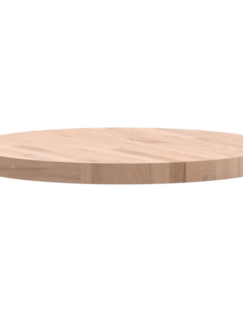 Încărcați imaginea în vizualizatorul Galerie, Blat de masă rotund, Ø60x4 cm, lemn masiv de fag - Lando

