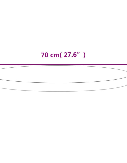 Загрузите изображение в средство просмотра галереи, Blat de masă rotund, Ø70x4 cm, lemn masiv de fag - Lando
