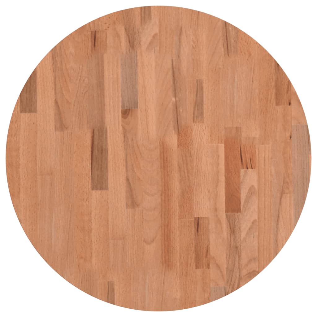 Blat de masă rotund, Ø60x1,5 cm, lemn masiv de fag - Lando