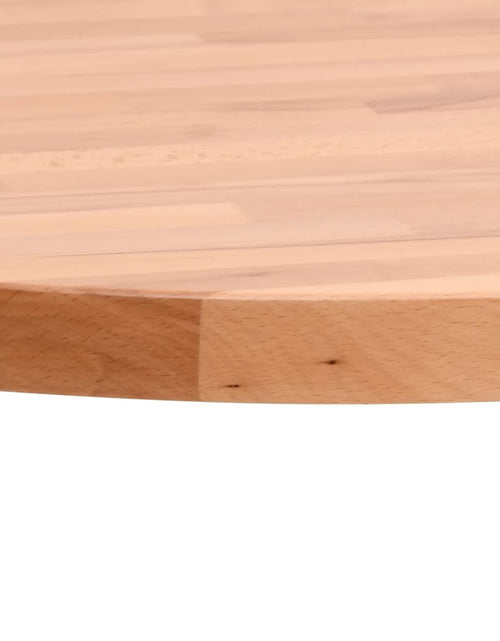 Загрузите изображение в средство просмотра галереи, Blat de masă rotund, Ø70x1,5 cm, lemn masiv de fag - Lando

