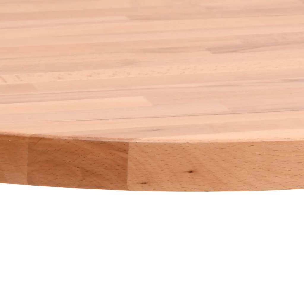 Blat de masă rotund, Ø70x1,5 cm, lemn masiv de fag - Lando