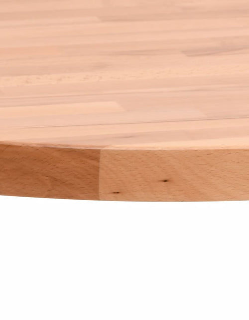 Загрузите изображение в средство просмотра галереи, Blat de masă rotund, Ø80x1,5 cm, lemn masiv de fag - Lando
