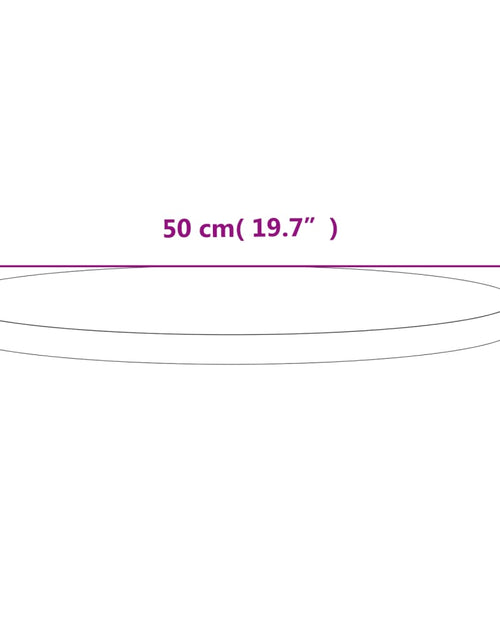 Загрузите изображение в средство просмотра галереи, Blat de masă rotund, Ø50x2,5 cm, lemn masiv de fag - Lando
