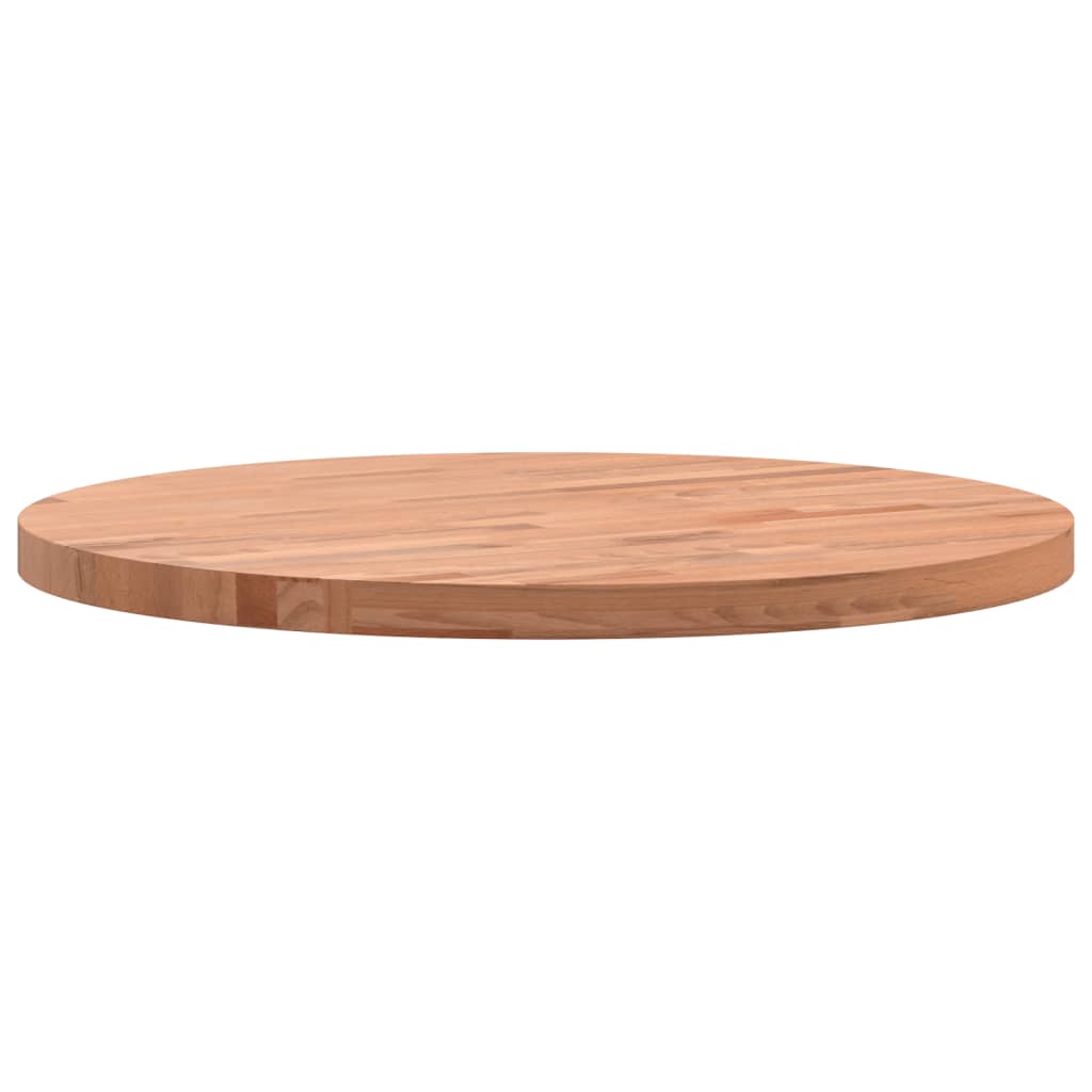 Blat de masă rotund, Ø50x2,5 cm, lemn masiv de fag - Lando