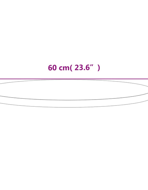 Загрузите изображение в средство просмотра галереи, Blat de masă rotund, Ø60x2,5 cm, lemn masiv de fag - Lando
