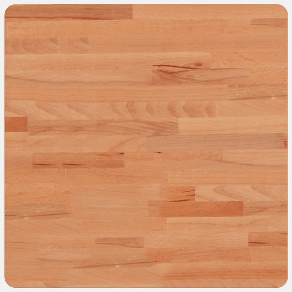 Blat de masă pătrat, 50x50x1,5 cm, lemn masiv de fag - Lando