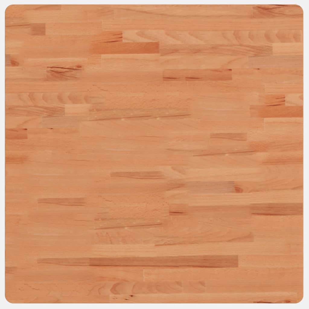 Blat de masă pătrat, 70x70x2,5 cm, lemn masiv de fag - Lando