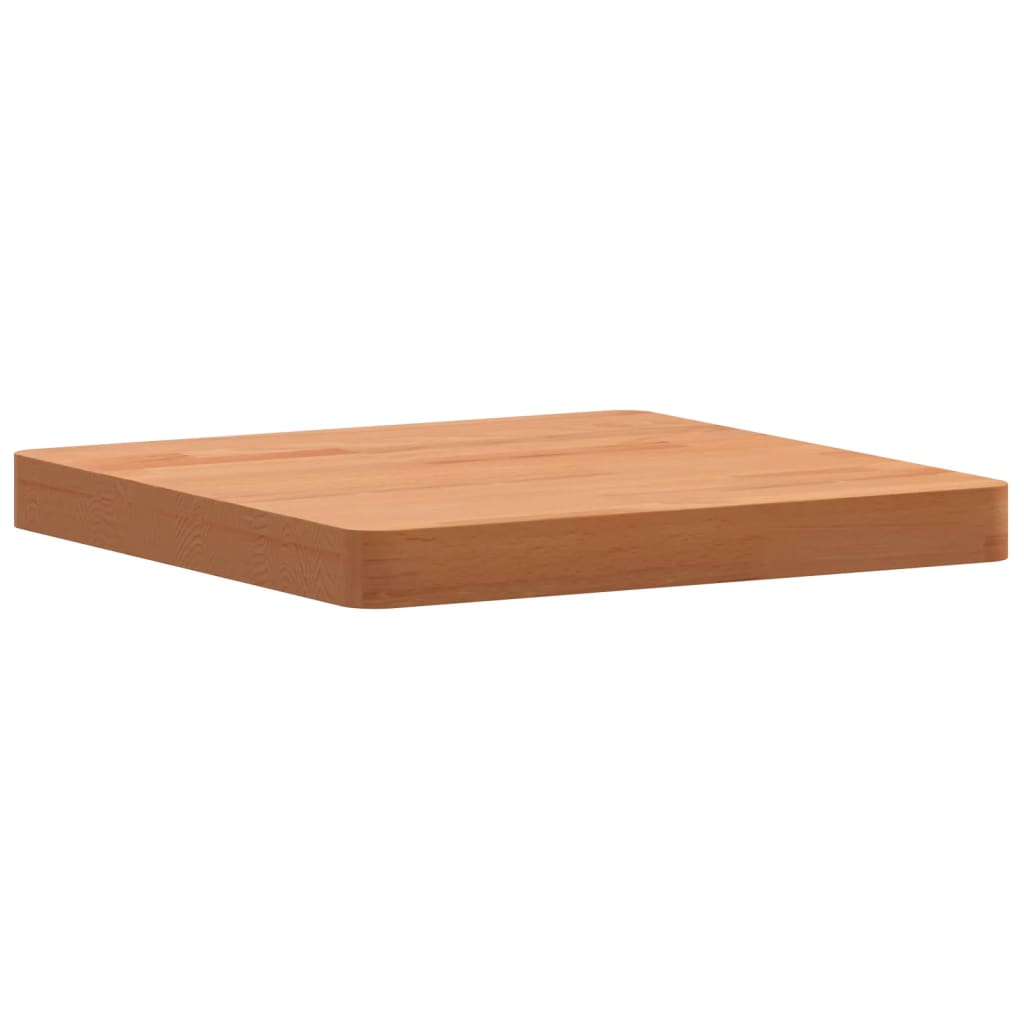Blat de masă pătrat, 40x40x4 cm, lemn masiv de fag - Lando