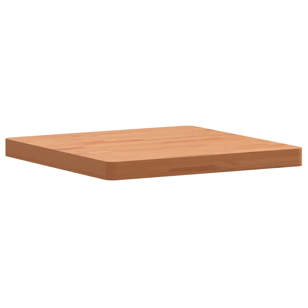 Blat de masă pătrat, 50x50x4 cm, lemn masiv de fag - Lando