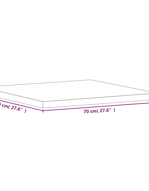 Загрузите изображение в средство просмотра галереи, Blat de masă pătrat, 70x70x4 cm, lemn masiv de fag - Lando
