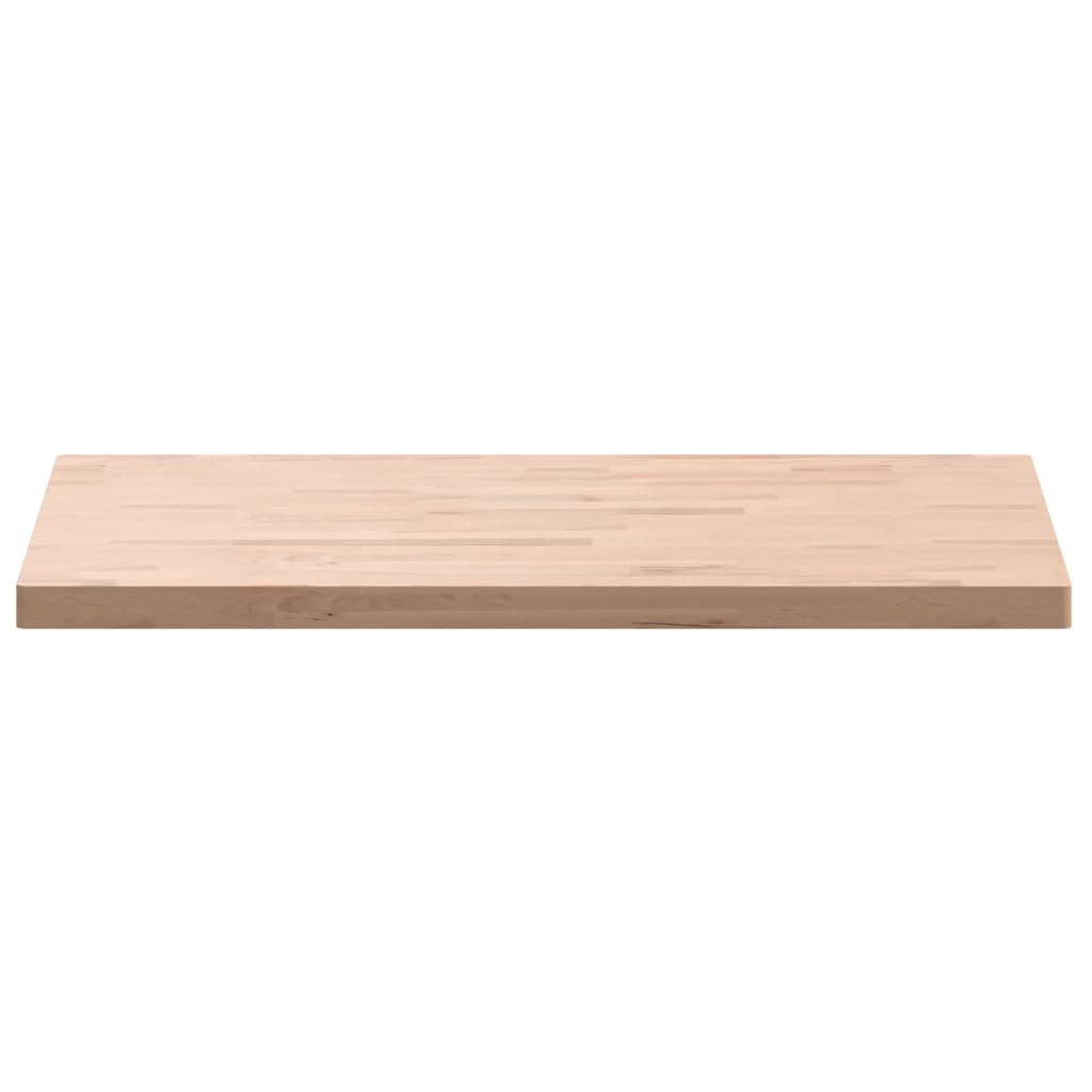 Blat de baie, 100x60x4 cm, lemn masiv de fag - Lando