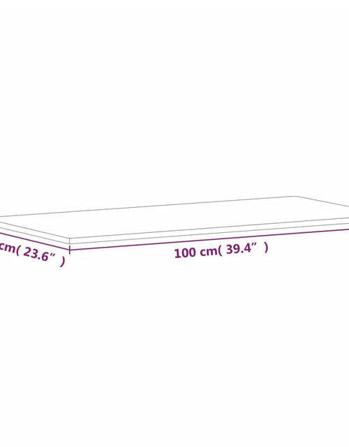 Загрузите изображение в средство просмотра галереи, Blat de baie, 100x60x1,5 cm, lemn masiv de fag - Lando
