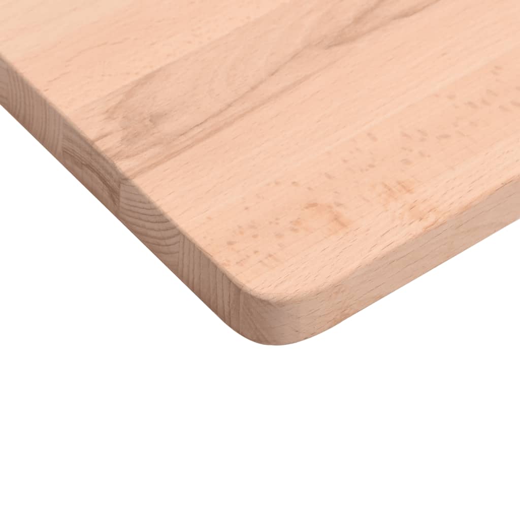 Blat de birou, 80x(36-40)x1,5 cm, lemn masiv de fag - Lando