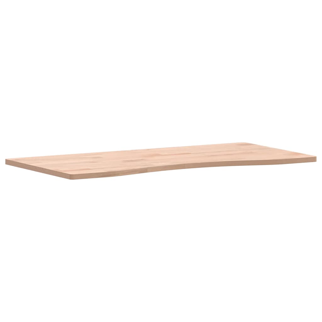 Blat de birou, 80x(36-40)x1,5 cm, lemn masiv de fag - Lando