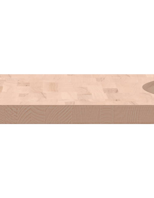 Încărcați imaginea în vizualizatorul Galerie, Blat de birou, 80x(36-40)x4 cm, lemn masiv de fag - Lando
