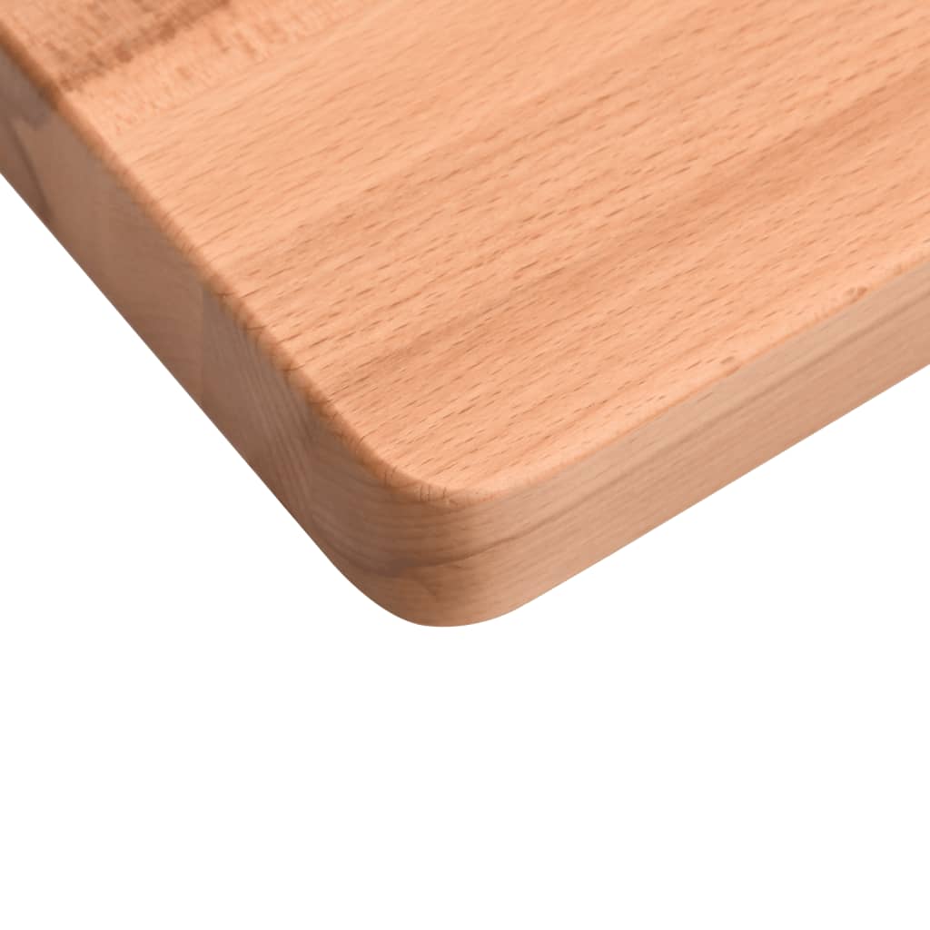 Blat de birou, 110x(55-60)x2,5 cm, lemn masiv de fag - Lando