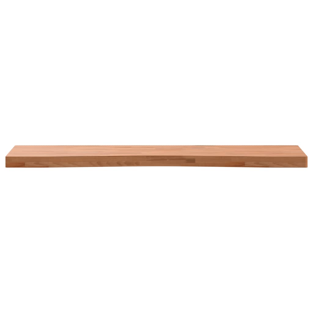 Blat de birou, 110x(50-55)x4 cm, lemn masiv de fag - Lando