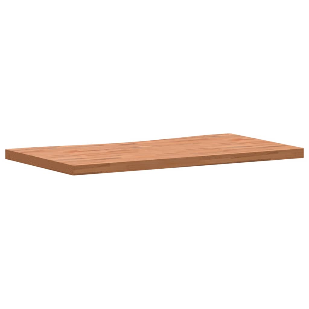 Blat de birou, 110x(55-60)x4 cm, lemn masiv de fag - Lando